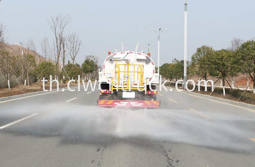 drinking water delivery truck at work 3